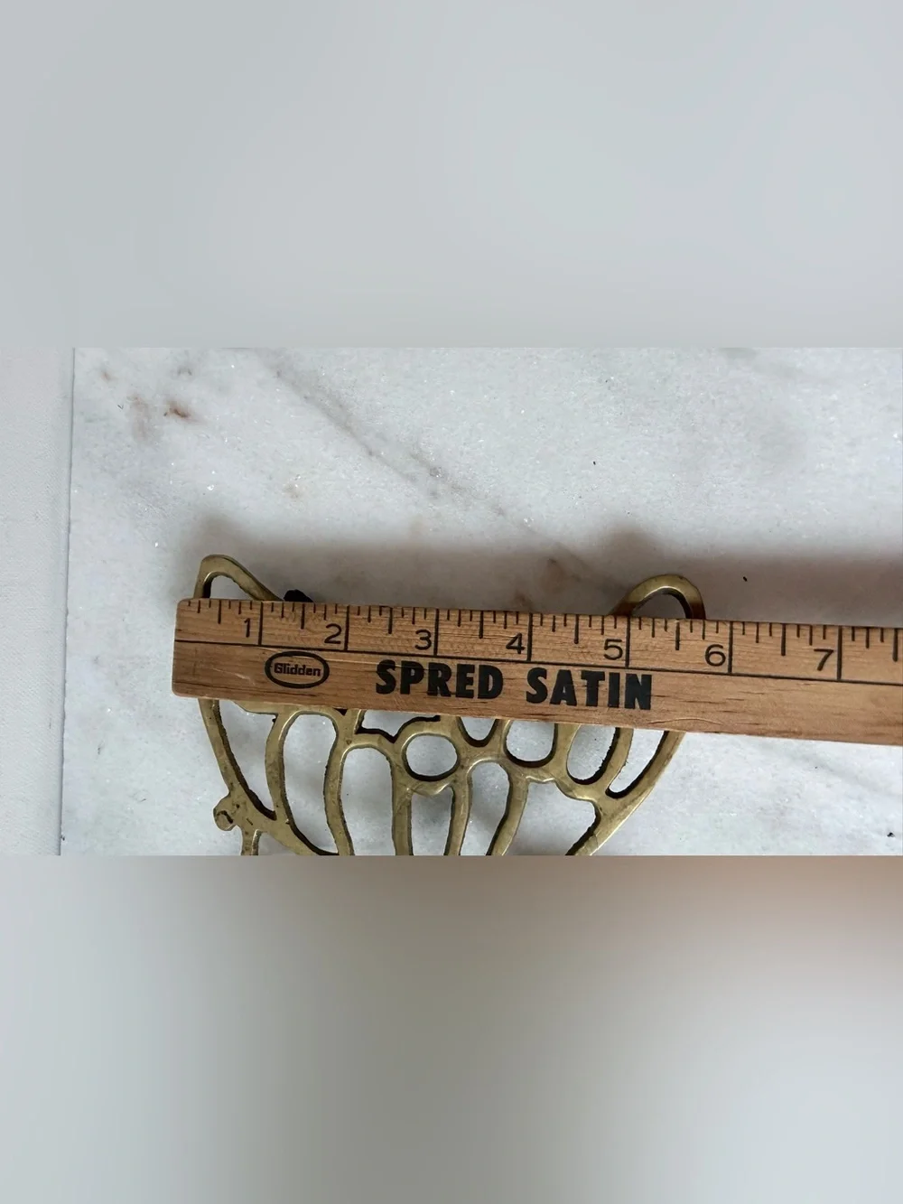 Brass Butterfly trivet. Vintage